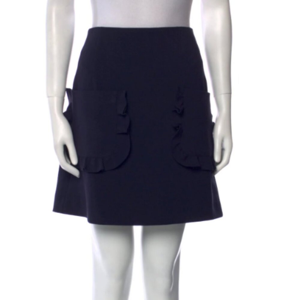 Sandro  Ruffle Embellishment Mini Skirt